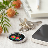 The Global Goals UN SDG 2030 Button Sleutelhanger (Zijkant)