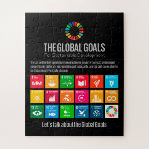 The Global Goals UN SDG 2030 Games Puzzle Legpuzzel