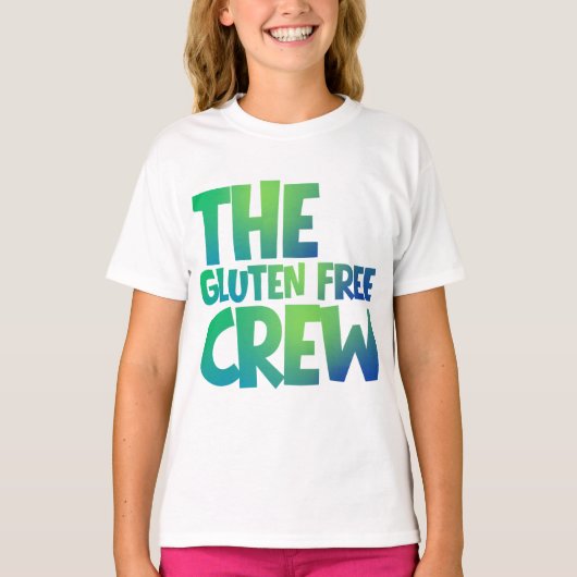 The Gluten Free Crew Girls T-shirt (Voorkant)