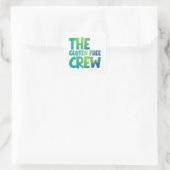 The Gluten Free Crew Vierkante Sticker (Tas)