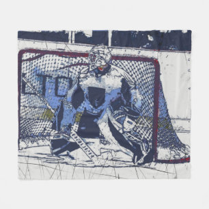 The Goal Keeper - Ice Hockey Goalie Fleece Deken