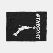 The Goat Greatest Of All Time Basketball Motivatio Fleece Deken (Voorkant (Horizontaal))