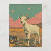 The Goat in the Meadow Briefkaart (Voorkant)