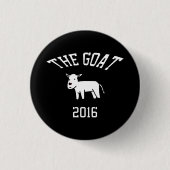 THE GOAT RONDE BUTTON 3,2 CM (Voorkant)