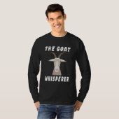 The Goat Whisperer  Goat  Farmer  4 T-shirt (Voorkant volledig)