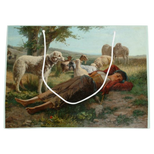 The Goatherder Girl's Siesta (door Carlo Ademollo) Groot Cadeauzakje (Voorkant)
