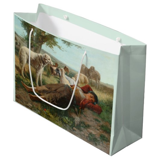 The Goatherder Girl's Siesta (door Carlo Ademollo) Groot Cadeauzakje (Voorkant Gekanteld)