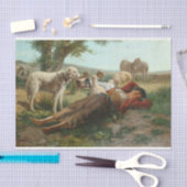 The Goatherder Girl's Siesta (door Carlo Ademollo) Tissuepapier (Craft)