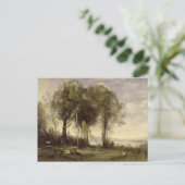 The Goatherds of Castel Gandolfo, 1866 Briefkaart (Staand voorkant)