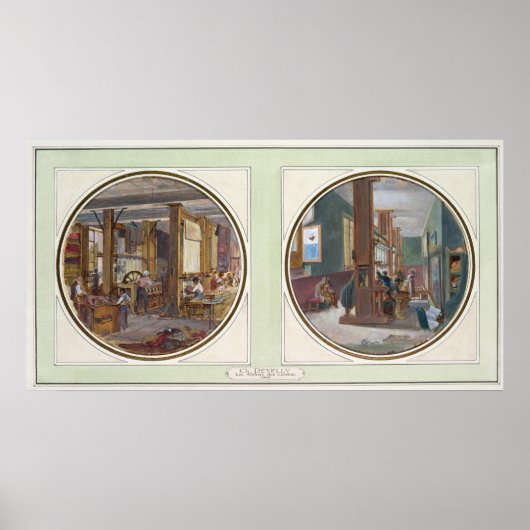 The Gobelins Workshop, 1840 Poster (Voorkant)