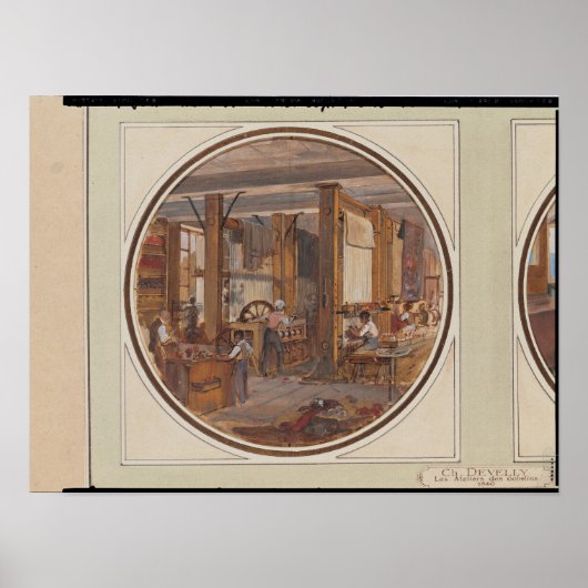The Gobelins Workshop, 1840 Poster (Voorkant)