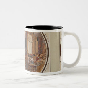 The Gobelins Workshop, 1840 Tweekleurige Koffiemok