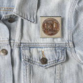 The Gobelins Workshop, 1840 Vierkante Button 5,1 Cm (In situ)