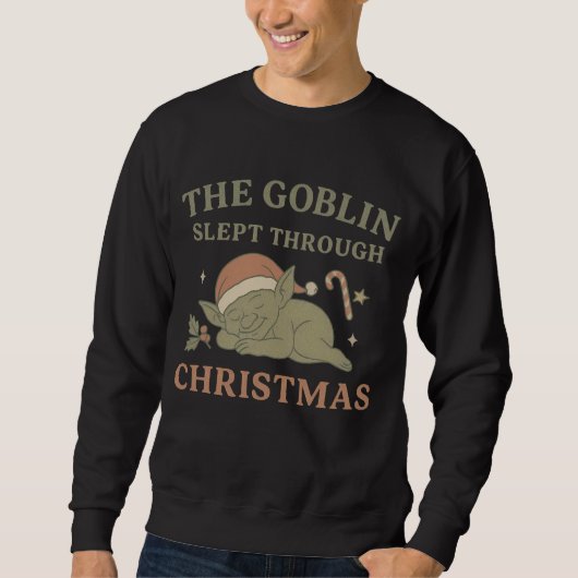 The Goblin Slept Through Christmas Men’s  Trui (Voorkant)