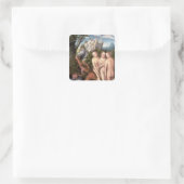 The God Mercury Waking Paris Vierkante Sticker (Tas)