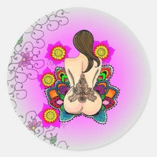 The Goddess2 Ronde Sticker