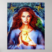 The Goddess Brigit van Lisa Iris Poster (Voorkant)