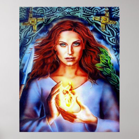 The Goddess Brigit van Lisa Iris Poster (Voorkant)