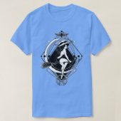 The Goddess Hecate Tarot Card Triple Moon Wiccan P T-shirt (Design voorkant)
