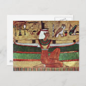 The Goddess Isis, by Ägyptischer Maler Um 1360 Briefkaart (Voorkant / Achterkant)