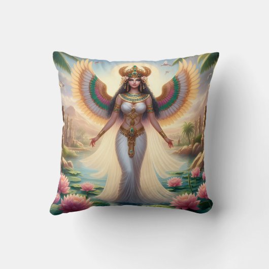 The Goddess Isis is All Things to All Men Kussen (Achterkant)