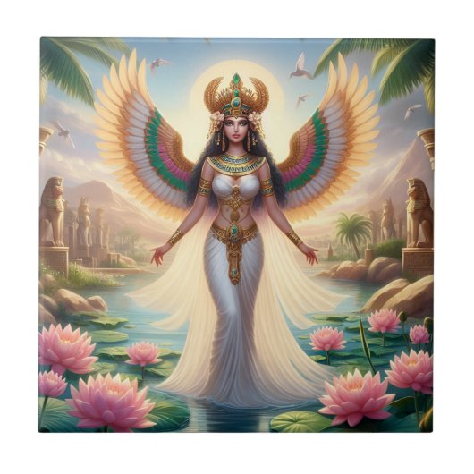 The Goddess Isis is All Things to All Men Tegeltje (Voorkant)