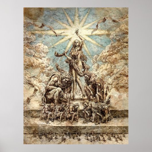 The Goddess Ymir Anime SNK Poster (Voorkant)