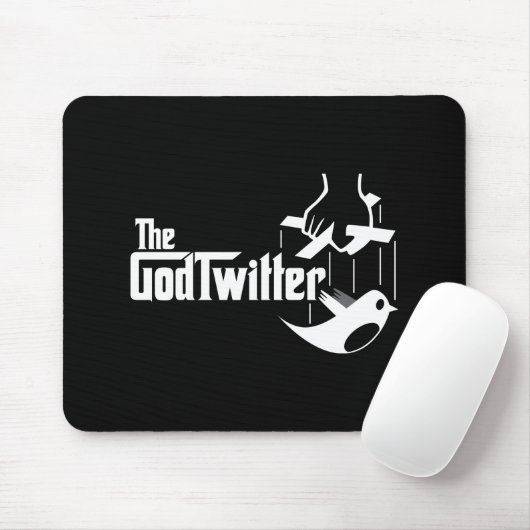 The GodTwitter Mousepad Muismat (Met muis)
