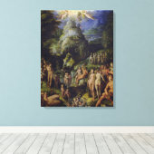 The Golden Age, c.1570 (olie op het paneel) Canvas Afdruk (Insitu (Houten vloer))