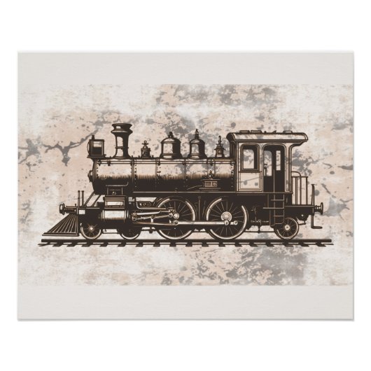 The golden age of steam perfect poster (Voorkant)