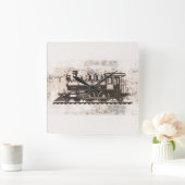 The golden age of steam vierkante klok (Huis)