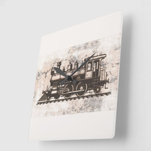 The golden age of steam vierkante klok (Hoek)