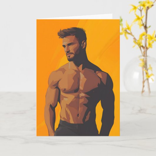 The Golden Boy Gay Greetings Card Kaart (Gele Bloem)
