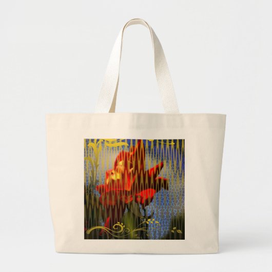 The Golden Captivity of the Rose Grote Tote Bag (Voorkant)