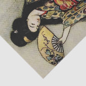 "The Golden Comb" van Warwick Goble Tissuepapier (Detail)