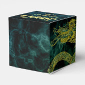 The Golden Dragon Birthday Favors Box Bedankdoosjes (Achterkant)