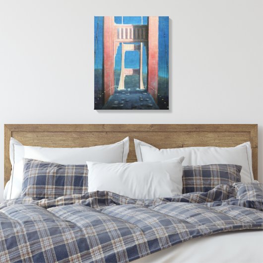 The Golden Gate Bridge Canvas Afdruk (Insitu (Slaapkamer))