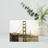 The Golden Gate Bridge - San Francisco, CA Briefkaart (Staand voorkant)