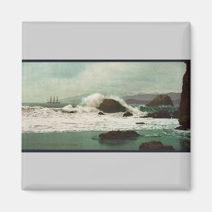 The Golden Gate, San Francisco klassiek Photochrom Magneet