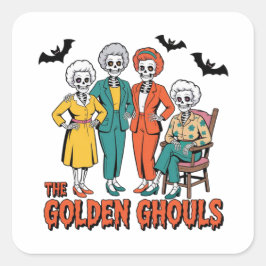 The Golden Ghouls Halloween Sticker