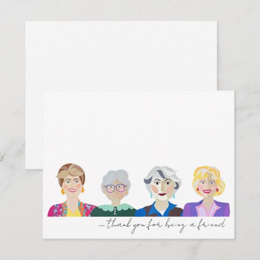 The Golden Girls Notecards Bedankkaart (Voorkant / Achterkant)