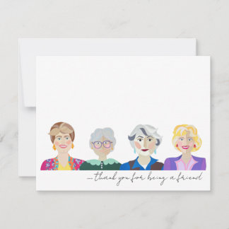 The Golden Girls Notecards Bedankkaart