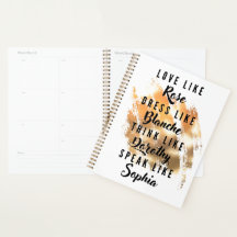 The Golden Girls Typography Gold Foil