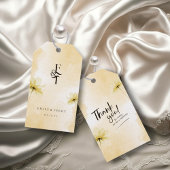 The Golden Hour Grace & Monogram Wedding Dank je w Cadeaulabel