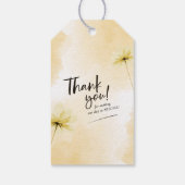 The Golden Hour Grace & Monogram Wedding Dank je w Cadeaulabel (Achterkant)