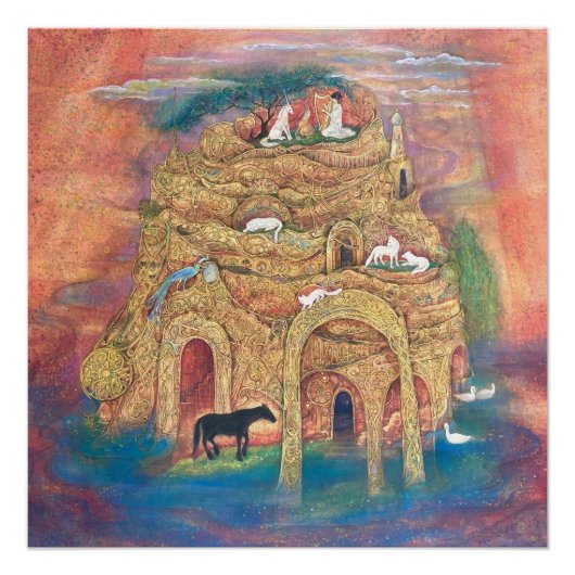 The Golden Labyrinth of Animal Paradise Perfect Poster (Voorkant)