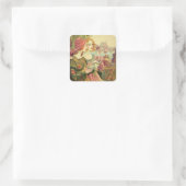 The Golden Legend, 1897, uit 'L'Estampe Moderne', Vierkante Sticker (Tas)