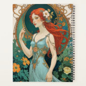 The Golden Nymph Art Nouveau Planner (Achterkant)
