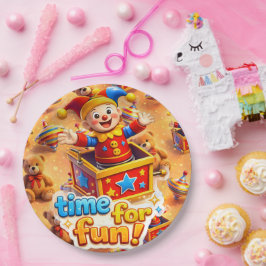 The golden party box papieren bordje