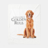 The Golden Rules Fleece Blanket (Voorkant)